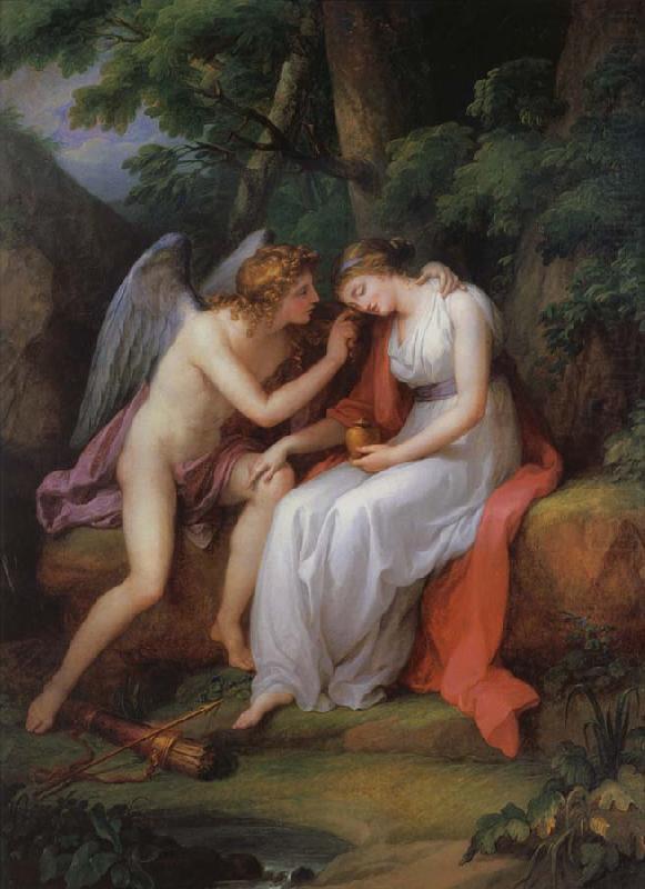 Angelika Kauffmann Amor und Psyche oil painting picture